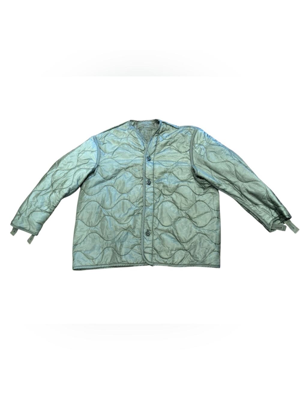 Genuine Military Quilted Green Liner Jacket Mens XL